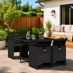 Practical 5-Piece Outdoor Dining Set for Your Home