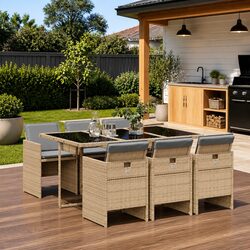 Versatile 7-Piece Dining Set for Your Outdoor Needs