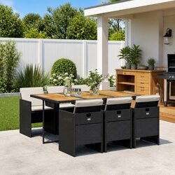 Perfect for Outdoor Family Dinners: 7 Piece Dining Set