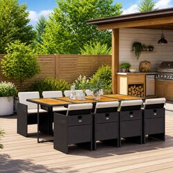 Versatile 9 Piece Garden Set Perfect for Outdoor Use