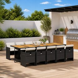 Versatile 11-Piece Dining Set for Any Outdoor Setting