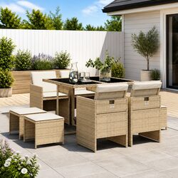 Practical 9 Piece Outdoor Dining Set for Every Occasion