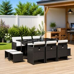 Practical 11-Piece Garden Set for Outdoor Use