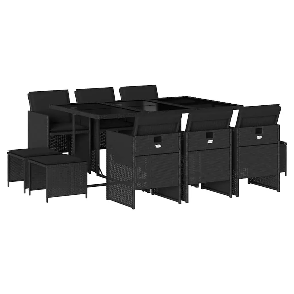 11 Piece Dining Set for Outdoor Use