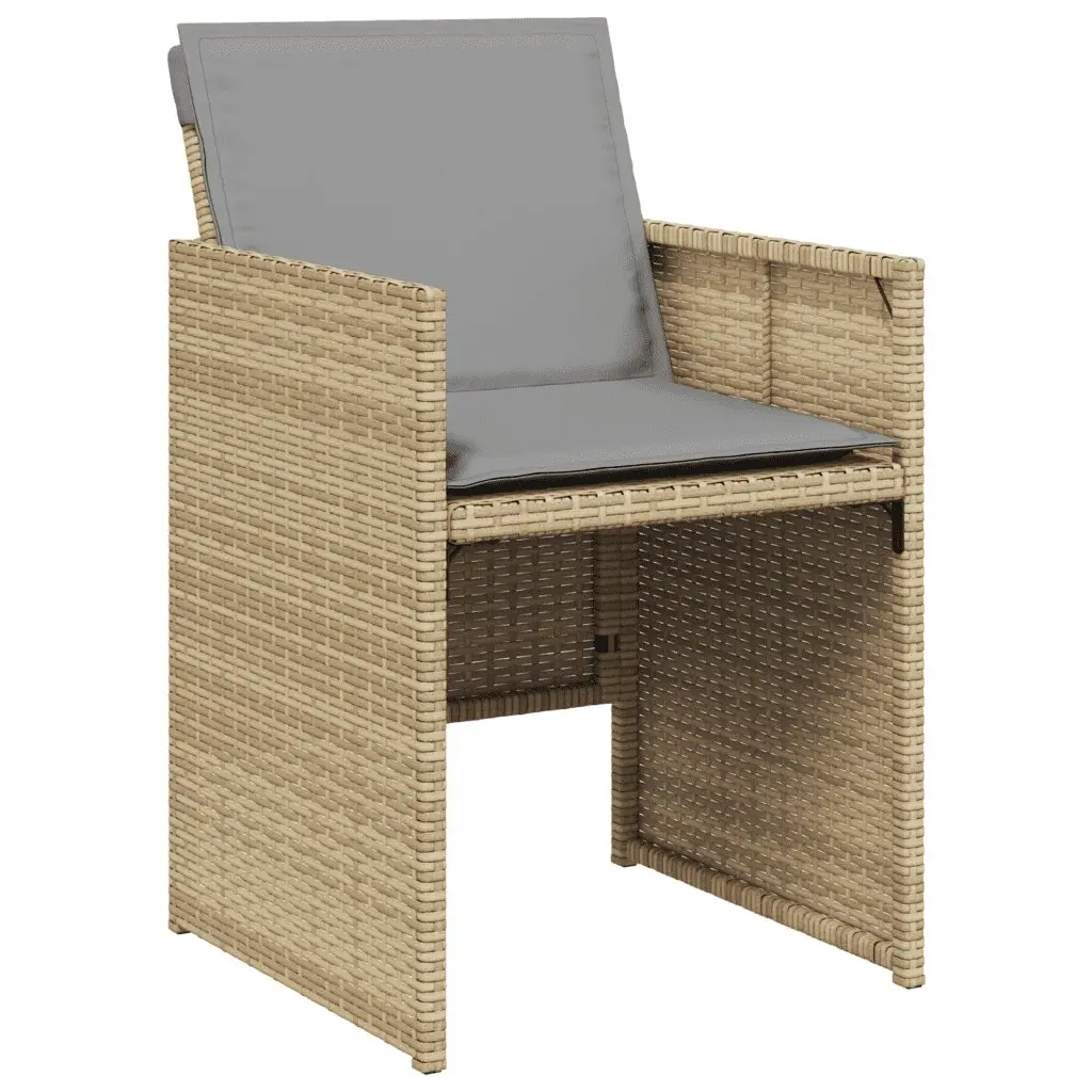 11-Piece Garden Dining Set with Cushions