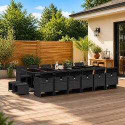 17 Piece Dining Set for Outdoor Living Spaces