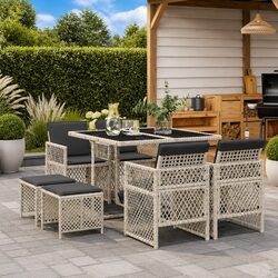 Ideal Outdoor Furniture for Gatherings: 9-Piece Set