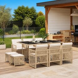 Perfect for Gatherings: 11-Piece Garden Dining Set