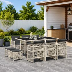 Versatile 11 Piece Garden Dining Set for Any Home