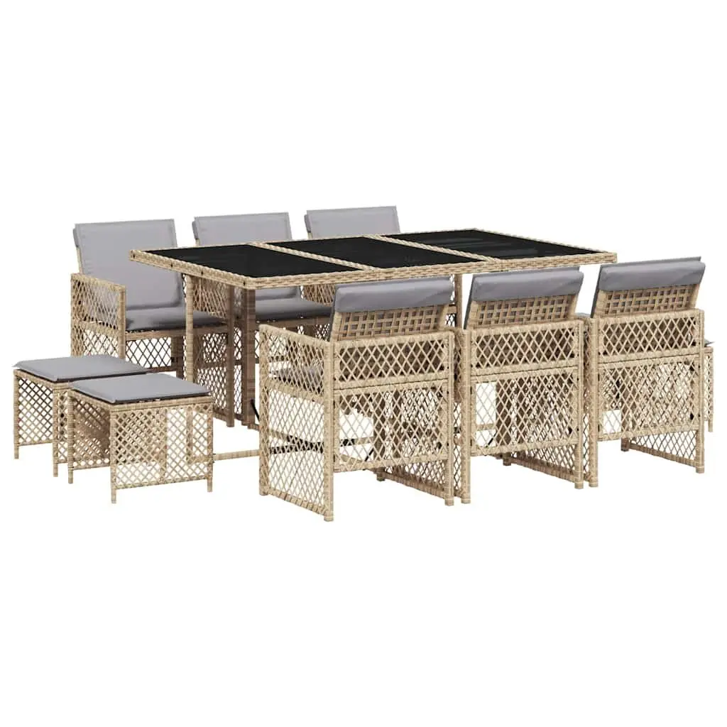 11-Piece Garden Dining Set for Outdoor Enjoyment
