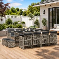 Perfect for Your Patio – 13 Piece Garden Dining Set