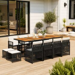 Practical 13 Piece Outdoor Dining Solution for Any Home