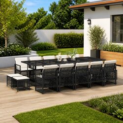 Ideal 15 Piece Dining Set for Your Outdoor Gatherings