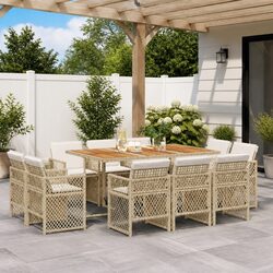 Ideal 11-Piece Dining Set for Your Outdoor Gatherings