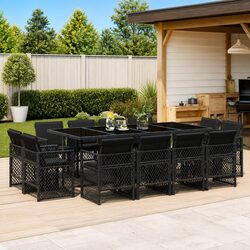 Practical 13-Piece Outdoor Dining Set for Gatherings