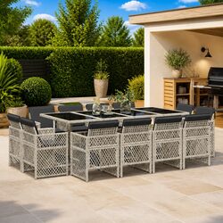 Practical 13-Piece Dining Set for Garden Gatherings