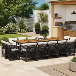 Versatile 15-Piece Dining Set for Your Outdoor Needs