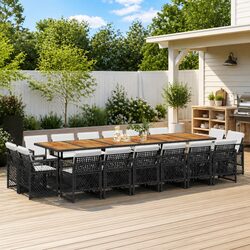 Practical Outdoor Dining Set for Garden Use