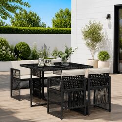 Practical Outdoor Dining Set for Entertaining Friends