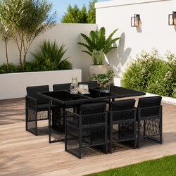 7 Piece Outdoor Dining Set for Gardens
