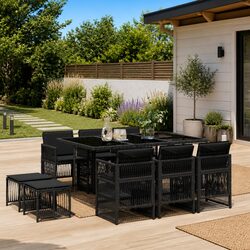 Versatile 11-Piece Dining Set for Your Outdoor Gatherings