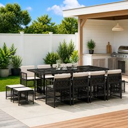 Functional Garden Dining Set for Everyday Use