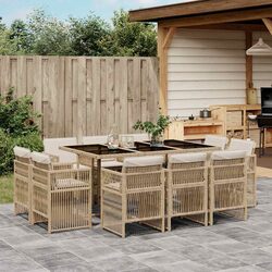 Garden Furniture Set: 11-Piece Outdoor Dining