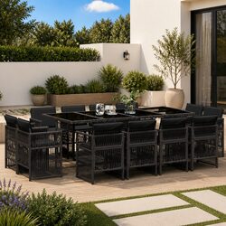 Versatile 13-Piece Outdoor Dining Set for Any Home
