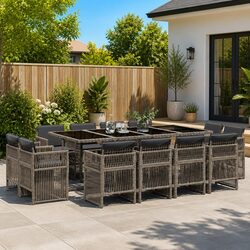 Practical 13-Piece Dining Set for Your Outdoor Gatherings