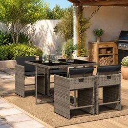 Functional 5 Piece Dining Set for Everyday Use