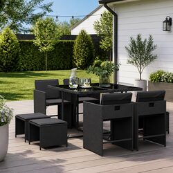Versatile Outdoor Dining Set for Various Spaces