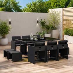 Versatile 11-Piece Dining Set for Your Outdoor Space