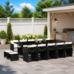Functional Outdoor Dining Set for Garden and Patio Use