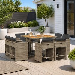 Practical Outdoor Dining Set for Entertaining