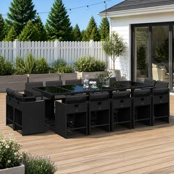 Versatile 15 Piece Outdoor Dining Set for Year-Round Use