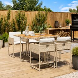 Perfect for Patios: 5 Piece Garden Dining Set