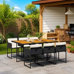 Practical 7 Piece Outdoor Dining Set for Entertaining