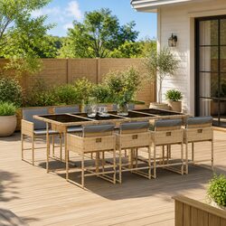Perfect 9 Piece Dining Set for Your Outdoor Gatherings