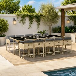 Perfect Set for Outdoor Dining: 11 Piece Furniture Collection