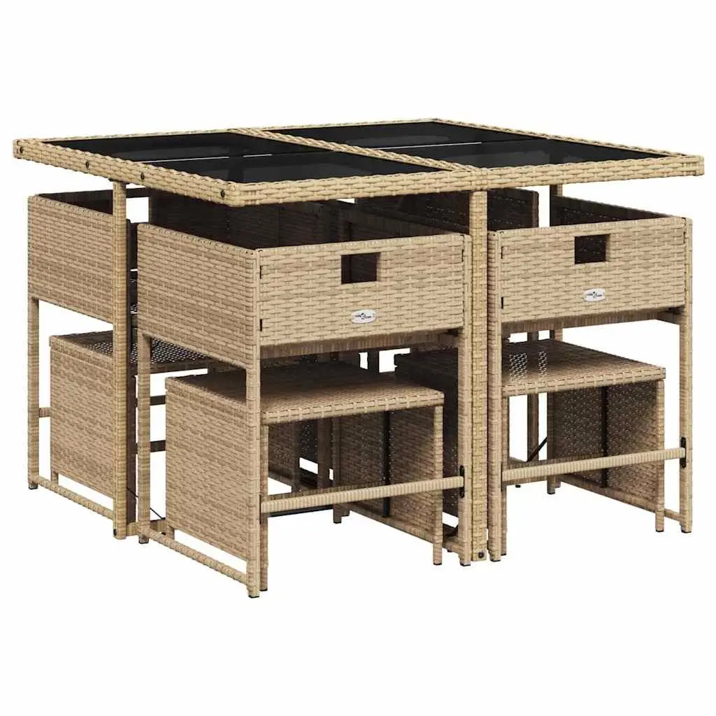 9 Piece Dining Set for Outdoor Gatherings