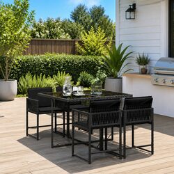 Practical 5 Piece Dining Set for Outdoor Gatherings