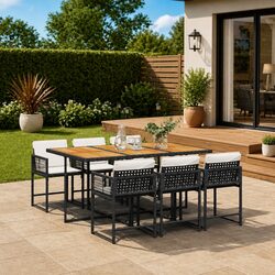 Versatile 7 Piece Outdoor Dining Set for Any Space