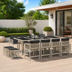 13-Piece Garden Dining Set for Patio Enjoyment