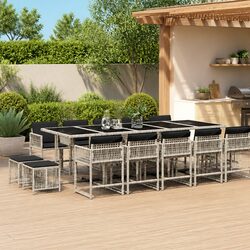 Ideal 15 Piece Garden Dining Set for Practical Outdoor Use