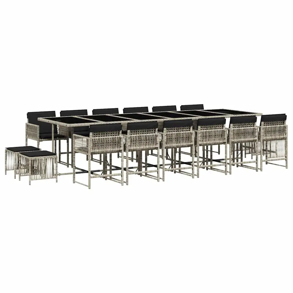 17-Piece Dining Set for Outdoor Gatherings