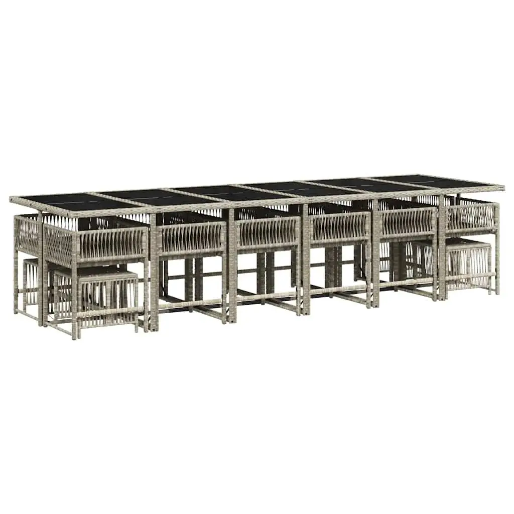 17-Piece Dining Set for Outdoor Gatherings
