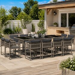 Versatile 13 Piece Garden Dining Set for Any Occasion
