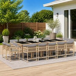 Perfect for Outdoor Gatherings: 15 Piece Garden Set