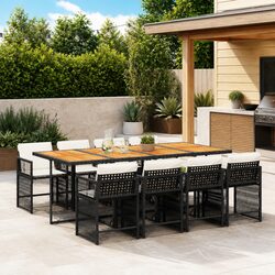Practical 9 Piece Outdoor Dining Set for Your Patio