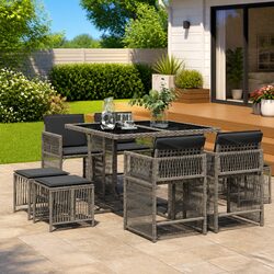 Ideal 9 Piece Dining Set for Outdoor Entertaining